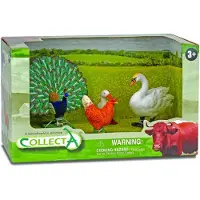 Collecta Livet På Gården I åpen Eske Figur 4stykker