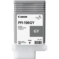 Canon PFI-106 GY - 130 ml - grå - original - blekkbeholder - for imagePROGRAF iPF6400, iPF6400SE, IPF6450