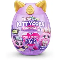 Rainbocorns Surprise - 7 Deler - 20 cm - Kittycorn - Serie 2 - - OneSize - Kosedyr