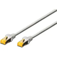 Digitus Patchkabel Cat6a S/FTP 2xRJ45 10.0m grau H - Grå - 10 meter