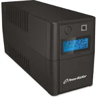 BlueWalker PowerWalker VI 650SE LCD - UPS - AC 230 V - 360 watt - 650 VA - 7 Ah - USB - utgangskontakter: 2 - svart