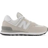 New Balance for woman. WL574V3 Leather Sneakers 574 Core beige (34), Flat, Laces, Casual