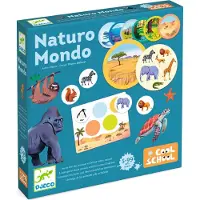 Djeco Bilde Lotto - Cool Skole - Naturo Mondo - - OneSize - Spill