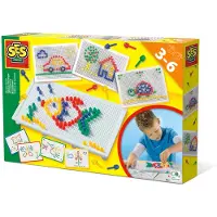 SES Creative Pinner - 100 stk. - Mosaikkplate - - OneSize - Kreativt leker