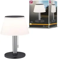 Paulmann Lillesol solcellebordlampe, utendørs bruk