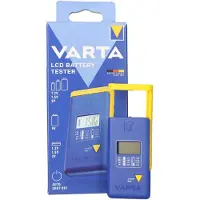 Varta LCD-batteritester AA/AAA/C/D/9 V, blå-gul