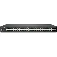 Dell SonicWall Switch SWS14-48 - Switch - Styrt - 48 x 10/100/1000 + 4 x 10 Gigabit SFP+ - rackmonterbar - med 3-års 247-støtte