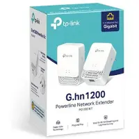 TP-LINK PG1200 KIT, 607 Mbit/s, Gigabit Ethernet, 10,100,1000 Mbit/s, HomePlug AV2, 300 m, Hvit