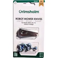 Grimsholm Knives for Bosch Indego & Honda Miimo, 9 pcs