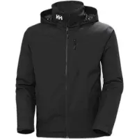 Helly Hansen for man. 34442 Sailing jacket with hood and midlayer black (L), Casual, Polyester, Long sleeve