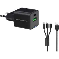 Conceptronic Althea16b Gan 33w Usb-c Vegglader