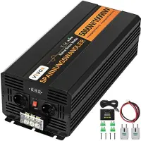 Vevor Ren Sinusbølge-strømomformer 5000W 24V DC til 230V AC 50Hz Toppeffekt 10000W for apparater og solcelleanlegg i nødstilfeller