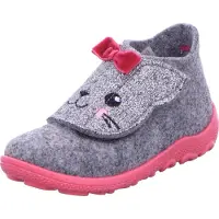 Superfit Tøfler - Ull - Happy - Grå/Rosa - - 24 - Tøfler