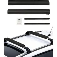 Vevor myke takstativputer, 28" universelle biltakstativputer for forskjellige tverrstenger, 88lbs lastekapasitet bagasjekajakkstativ med 2 festestropper for SUP-er kanoer snowboard padlebrett