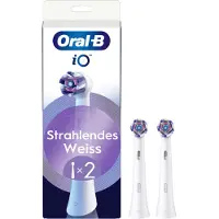 Braun Io Radiant White Twin Pack Utskifting Av Elektrisk Tannbørste
