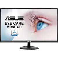 Asus VP279HE - LED-skjerm - 27" - 1920 x 1080 Full HD (1080p) @ 75 Hz - IPS - 250 cd/m² - 1000:1 - 5 ms - HDMI, VGA - sortering