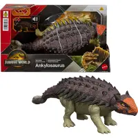 Jurassic World Gjenfødt Ankylosaurus-figur Med Vilt Brøl 7 Cm