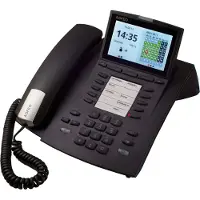 AGFEO ST 45 IP, IP-telefon, Svart, Kablet håndsett, 1000 oppføringer, Digitalt, LCD