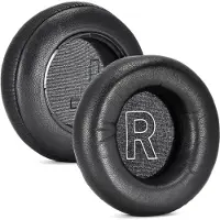 INF Svarte øreputer i lammeskinn for B&O Beoplay H9 3. generasjon - 2-pakning