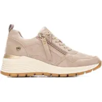 Refresh for woman. 17293802-CAMEL Trainers 172938 brown (37), 1 to 3 cm, Laces, Zip, Casual