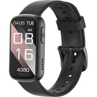 INF Multifunksjonell smartklokke kompatibel med Da Fit — 1.47-inch kvadratisk TFT, IP68, Bluetooth-anrop, 150mAh batteri Black