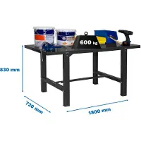 Simonwork (bancos De Trabajo) Bt6 Metallhylle 830x1800x730 Mm