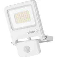 Osram utendørs spot ENDURA FLOOD, hvit, sensor 30 W 830 IP44