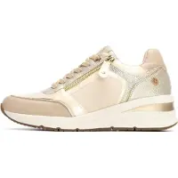 Xti for woman. 14422302-BEIGE Trainers 144223 beige (38), 1 to 3 cm, Zip, Casual