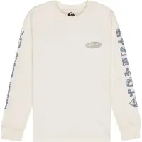 Quiksilver Evo Border Lines Kids Longsleeve T-Shirt hvit
