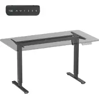Ergo Elektrisk skrivebord Ergo Office høydejusterbart maks. 1160 mm maks. 80 kg uten bordplate svart ER-400 B