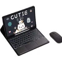 INF Bluetooth-tastatur og -mus for Samsung Galaxy Tab Samsung Galaxy Tab S7+/S8+/S7FE 12,4 tommer