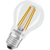 Osram LED glødepære E27 5W filament 2,700K 1055lm 2-pk