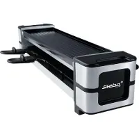 Steba RC 140 raclette 4 panner, stekeplate 38,5x11 cm (63.40.00)