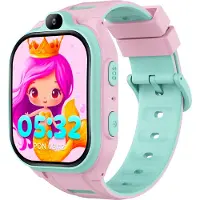 Forever Smartwatch Kids Boost GPS WiFi 4G KW-530 / rosa smartklokke for barn / barneklokke