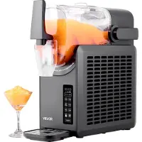 Vevor slushmaskin, 2,5 l/88 oz slushmaskin uten is, for hjemmet, frossen drikkemaskin med 5 forhåndsinnstilte programmer, margaritamaskin med selvrens, frosne margaritaer, frappéer, milkshake og mer