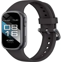 INF Multifunksjonell smartklokke med Bluetooth-samtaler, 1.47in firkantet TFT, IP68, 150mAh batteri Black
