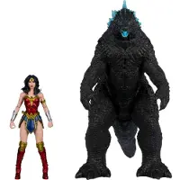 Mcfarlane Toys Wonder Woman Vs Atomic Blast Godzilla Figur 18 Cm