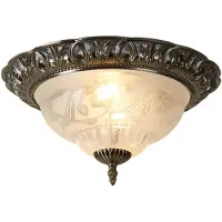 Searchlight Opphøyet taklampe TERESA med pyntekant.