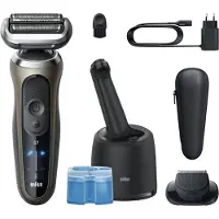 Braun Series 7 72-C7200cc barbermaskine / våd- og tørbarbermaskine med SmartCare-station og trimmer