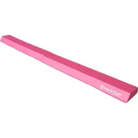 Master balansebom til gymnastikkøvelser for barn 240 x 15 cm rosa