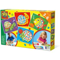 SES Creative Mosaikk - Jeg Lære Til Legg Mosaikk - - OneSize - Kreativt leker
