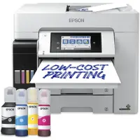Epson EcoTank Pro ET-5885 - Multifunksjonsskriver - farge - ink-jet - ITS - A4/Legal (medie) - opp til 25 spm (trykking) - 250 ark - 33.6 kbps - USB, LAN, Wi-Fi, USB-vert, NFC