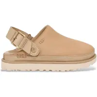 Ugg for woman. 1169590 Leather Clogs Goldenstar Villa light brown (39), 1 to 3 cm, Buckle, Casual