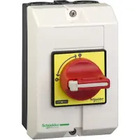 Schneider Electric VCF1GE, Rotasjonsbryter, 3P, Koblet med ledninger (ikke trådløs), Beige, Svart, 690 V, 25 A