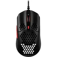 HP HyperX Pulsefire Haste - Mus - optisk - 6 knapper - kablet - USB 2.0 - sort / rød - for Xbox One, Xbox One S, Xbox One S All-Digital Edition, Xbox One X, Xbox Series S, Xbox Series X Sony PlayStatio