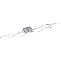 JUST LIGHT LED-taklampe Wave 3.000K 139,5x16cm stål
