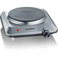 Severin KP 1092 - Elektrisk varmeplate - 1.5 kW - børstet rustfritt stål