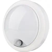 Philips Veggmontering, Overflatebehandlet, Rund, 1 ampuller, 4000 K, IP54, Hvit