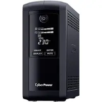 Cyberpower Value Pro VP1000ELCD - UPS - AC 230 V - 550 watt - 1000 VA - RS-232, USB - utgangskontakter: 4 - svart