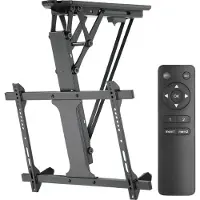 Macleans MC-880 - Brakett - motorisert - for flatpanel - metall - svart - skjermstørrelse: 32-70 - takmonterbar